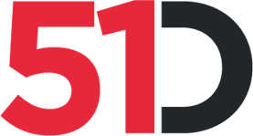 51Degrees Square Logo - Colour